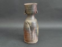 金重陶陽　備前福耳花入